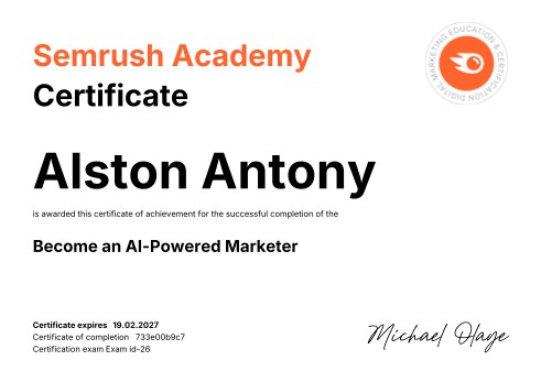 AI-Powered Marketer - Semrush