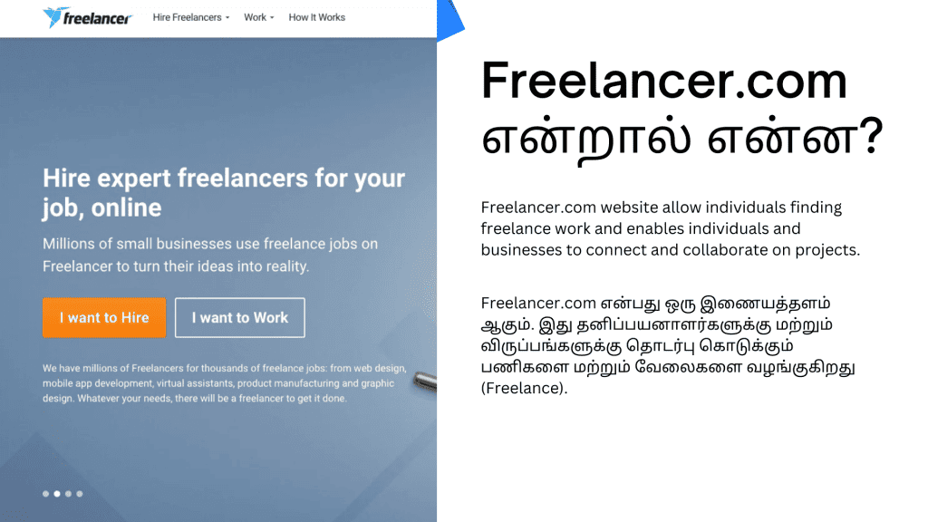 Freelancer.com best freelance website tamil